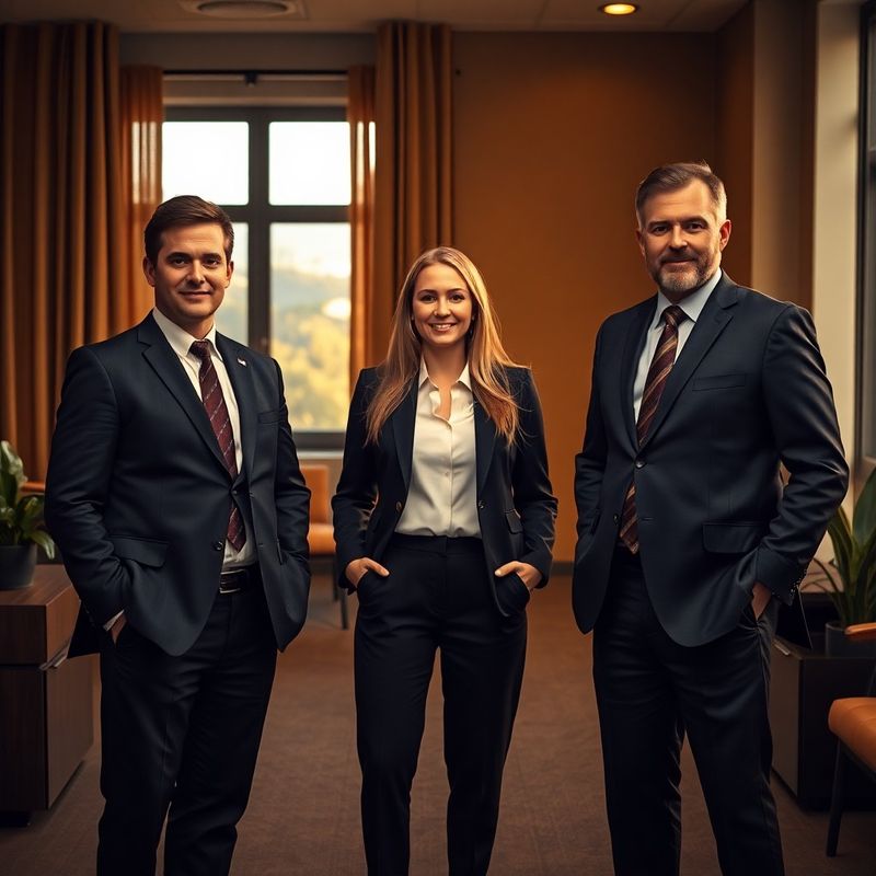 Portret de grup al consultanților ConsultLandscape în biroul din Brașov